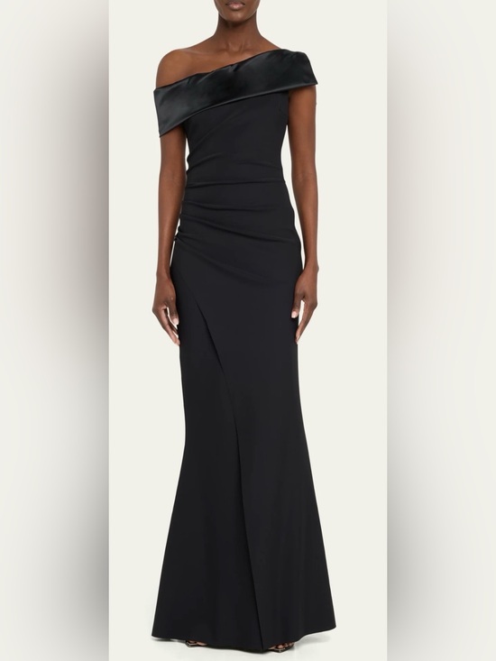 Chiara Boni Dresses & Skirts - NEW Chiara Boni La Petite Robe Koppany Ruched Off the Shoulder Gown Sz 50 US 14